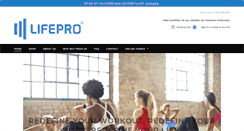 Desktop Screenshot of lifeprofitness.com